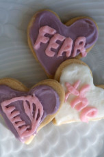 Fan Art cookies by Marg and photo by John