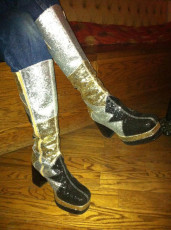 I wear boots now. Boots are cool.