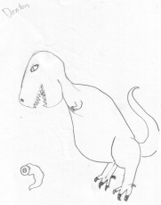 Fan Art by Denton (Bernie vs. the Bone-Eating Snotworm)