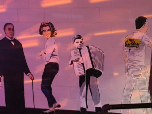 Accordion art - that poor kid's back
