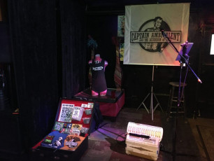The indoor stage